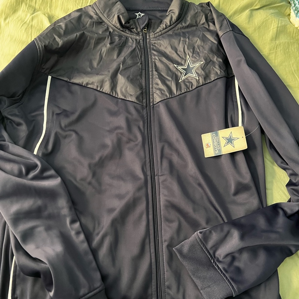 Dallas Cowboys zip up jacket NWT